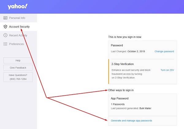 Yahoo Login Instructions