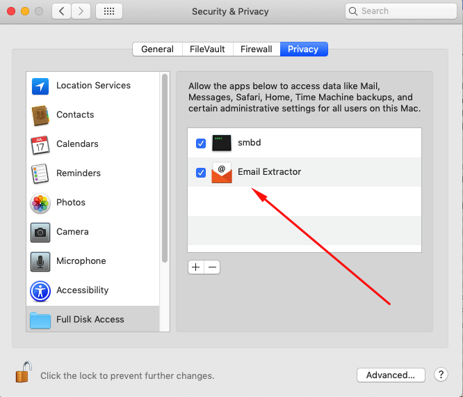 Select Email Extractor in Applications