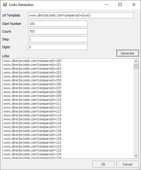 Generate Links