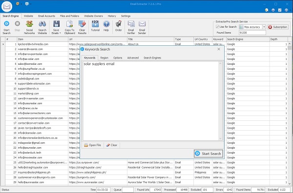 How to Extract Email Addresses from Google Search<