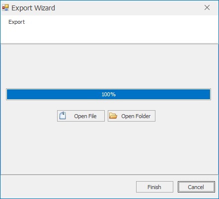 Export Complete