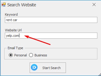 Enter Domain or URL