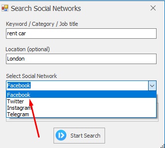Choose social network