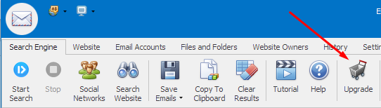 Click Upgrade Button