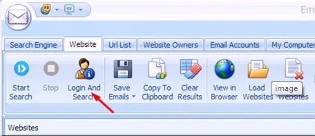 Extrair de um site que requer login