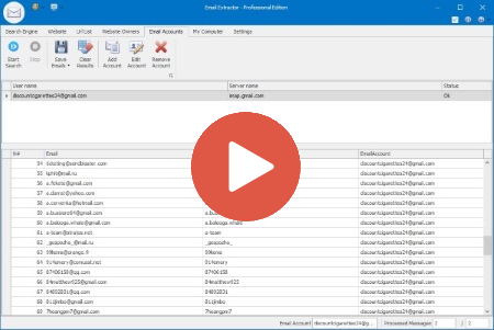 Keyword search email extractor — find emails and phone numbers on Google, Bing, and Yahoo