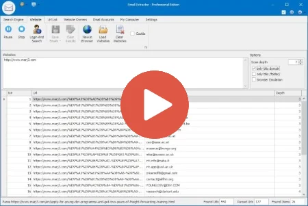 Email Extractor — raccolta automatica di email e telefoni da siti web